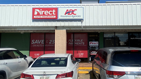Direct Auto Insurance storefront located at 2401 Manhattan Blvd, Harvey