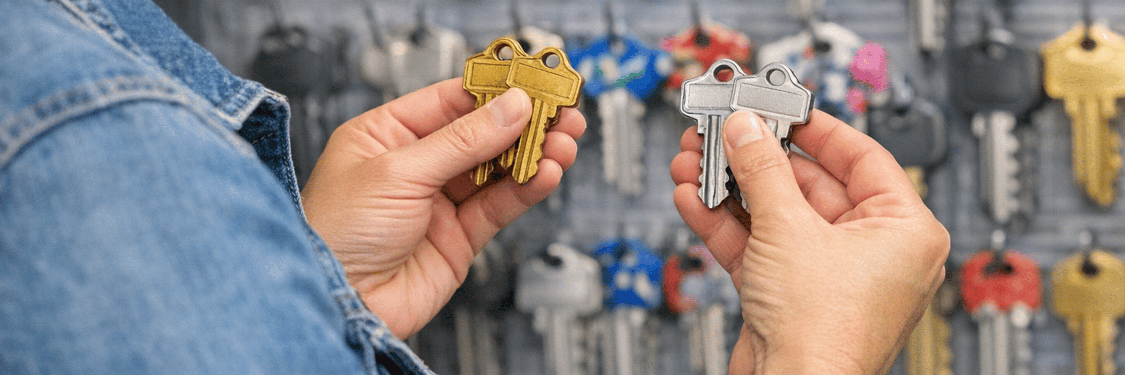 comparing keys for key copying