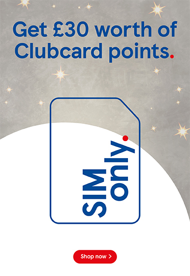 Get a £30 Tesco gift card with deals that sparkle at Tesco Mobile, Shop now