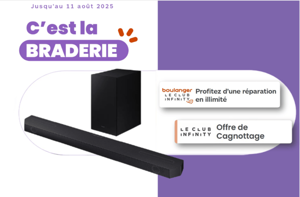 Plongez dans le son : barres de son en promo pendant la braderie chez Boulanger Mérignac !