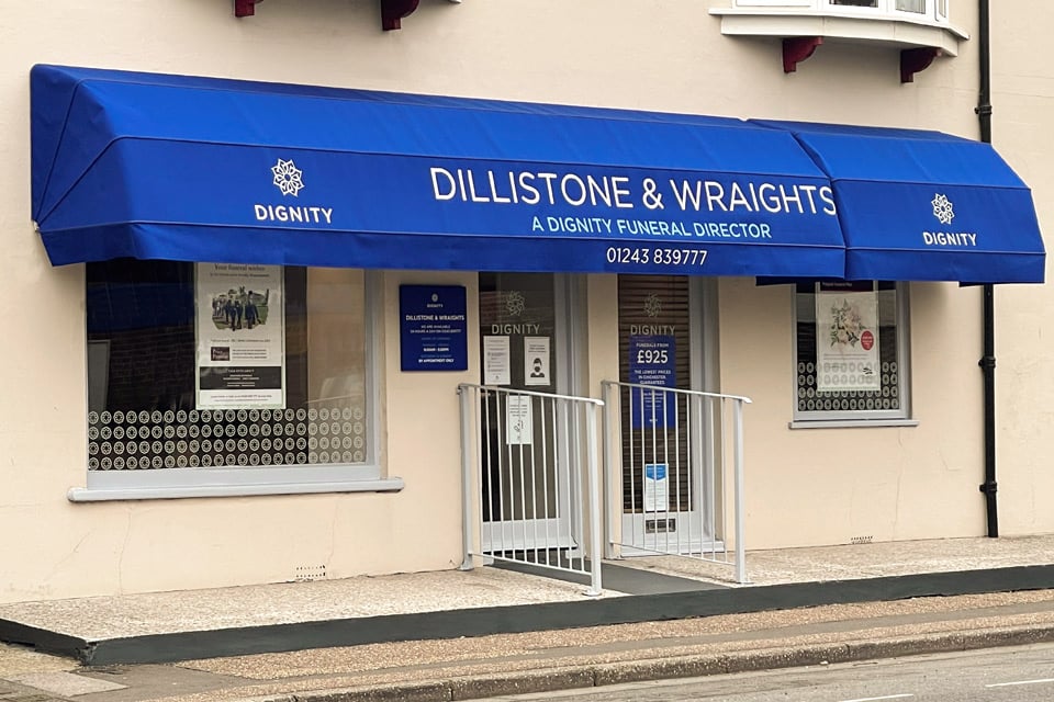 Dillistone & Wraights Funeral Directors in Chichester, West Sussex.