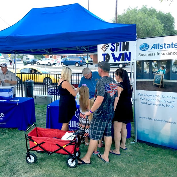 Our booth at the Kuna Days.