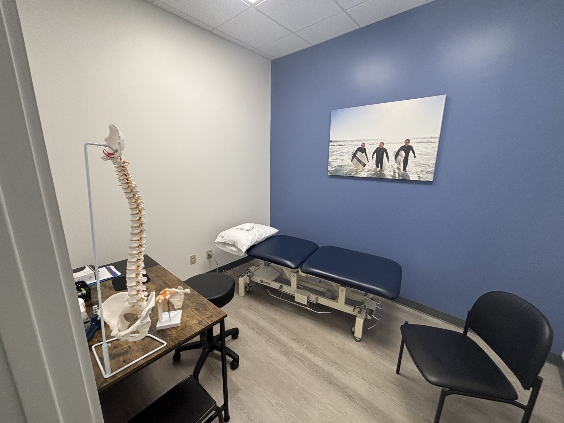 We have private examination rooms!