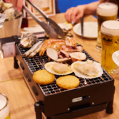 ≪お試し浜焼きコース≫★2.0時間飲み放題付き!!まずはお試し!!初心者浜焼きプラン【6品2480円】
