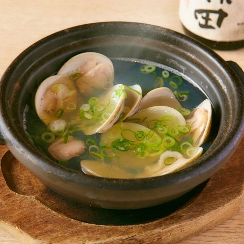 ハマグリの酒蒸し