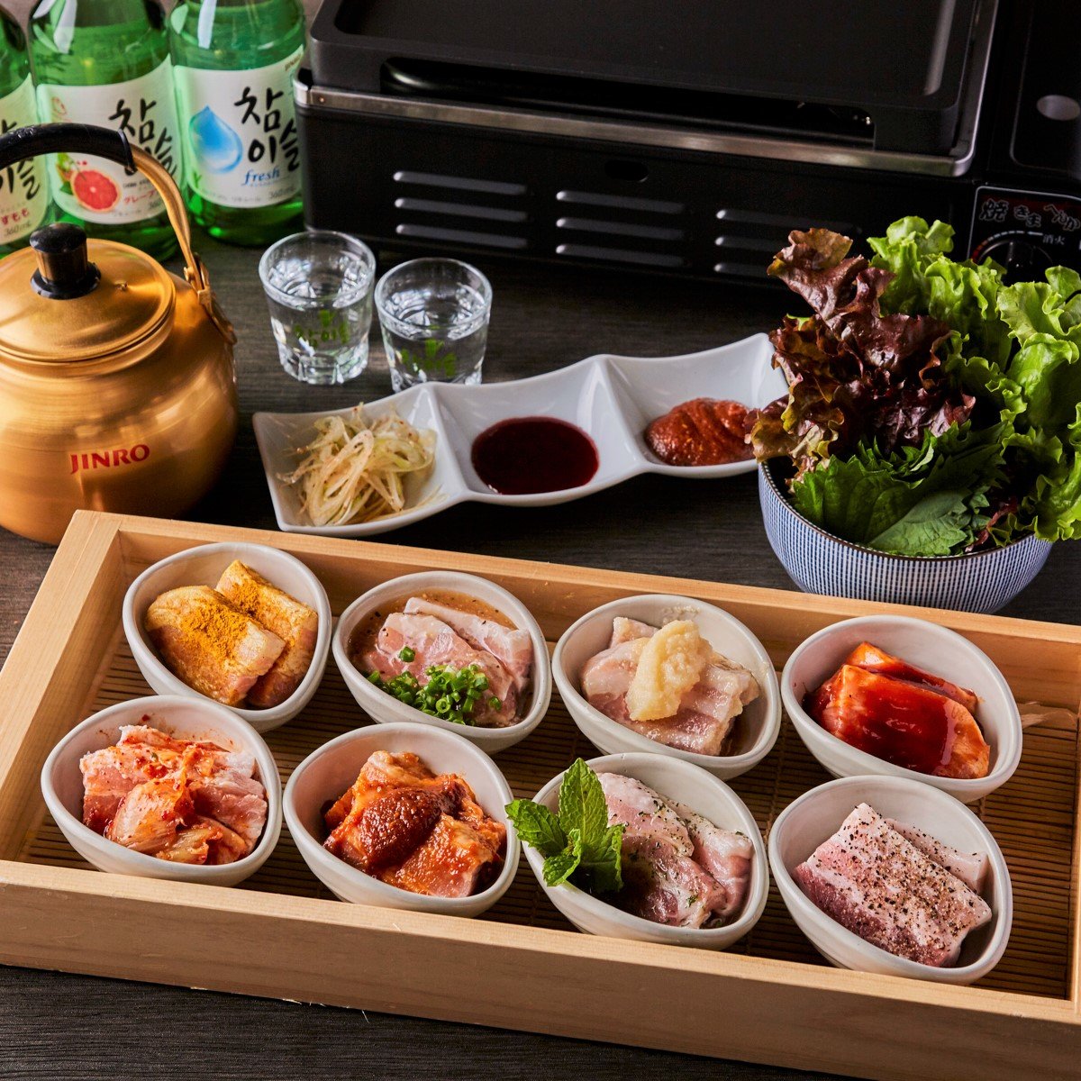 数量限定”8色サムギョプサル”
