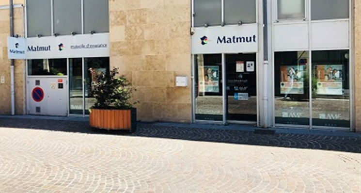 Façade de l'agence au 4 Rue de l'École Française à Montbéliard