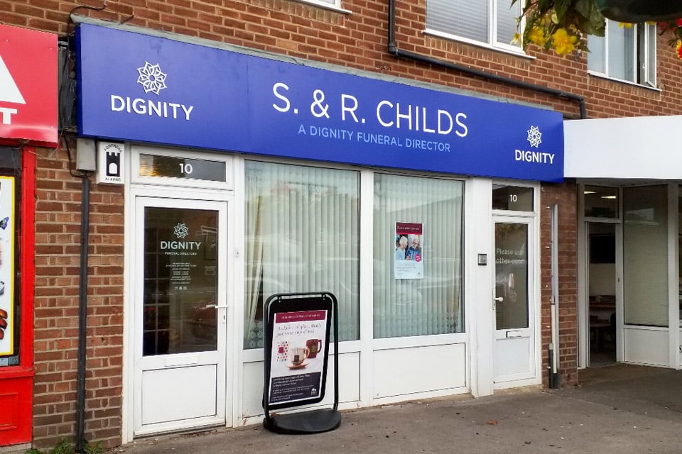 S. & R. Childs Funeral Directors in Kidlington, Oxfordshire.