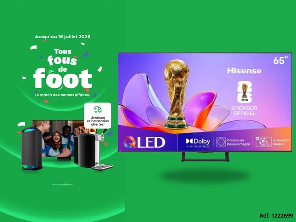 TV QLED HISENSE 65A7Q 2025 (164cm)