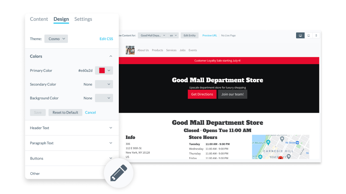 Page Builder Design