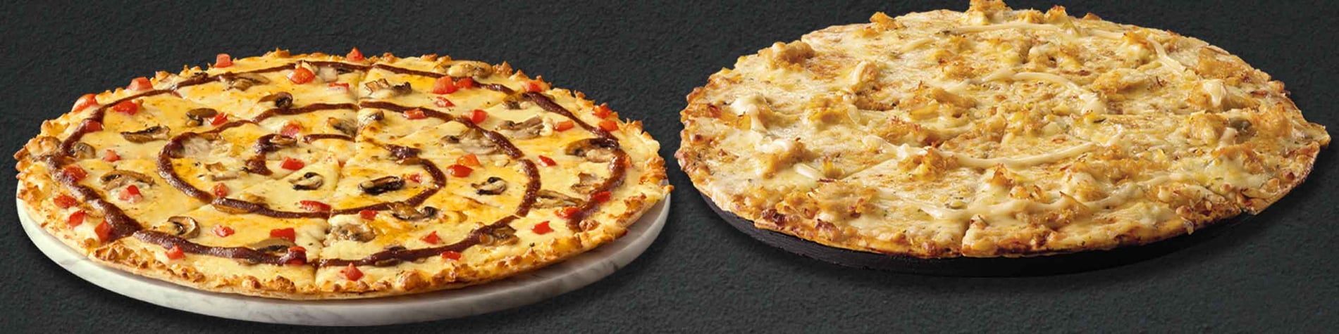 Exclusive pizza deal from Debonairs Pizza with 2 large pizzas.