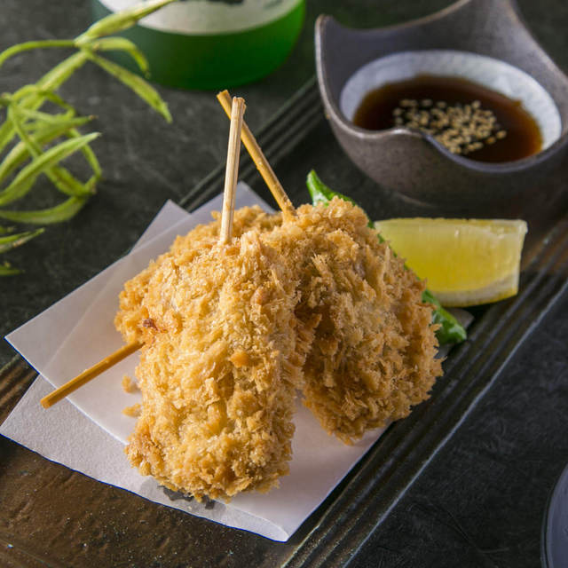 マグロ串カツ 三本