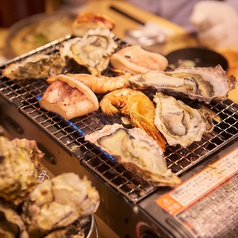 ◆浜焼き6種+大アサリ&蛤炊き込みご飯付『あこ屋』コース◆お料理7品・2H飲放付【4500円】