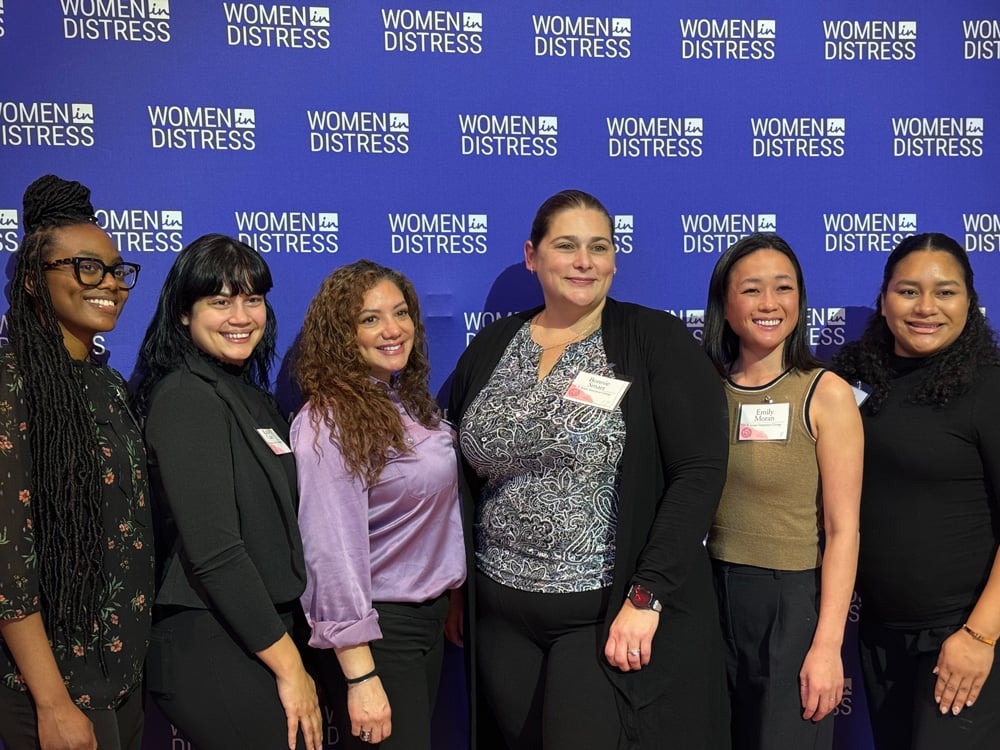 Supporting Women in Distress as a sponsor and guest speaker