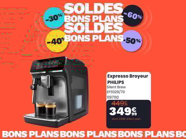Expresso Broyeur PHILIPS Silent Brew EP3329/70