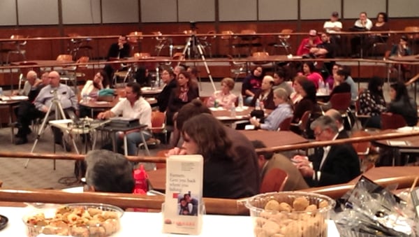 Workshop in classroom at University of Houston