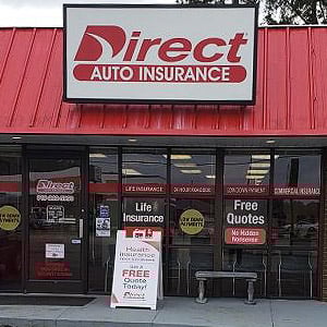 Front of Direct Auto store at 1115 South Pollock Street, Selma