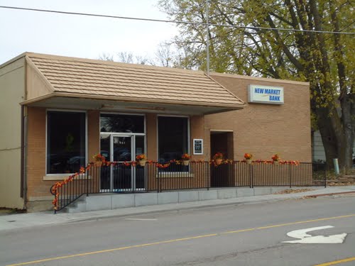 Exterior of a small brown one story building