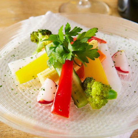季節野菜の自家製ピクルス