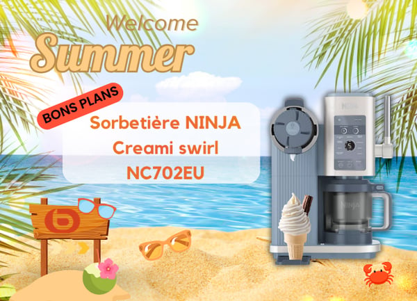 Sorbetière NINJA Creami swirl NC702EU