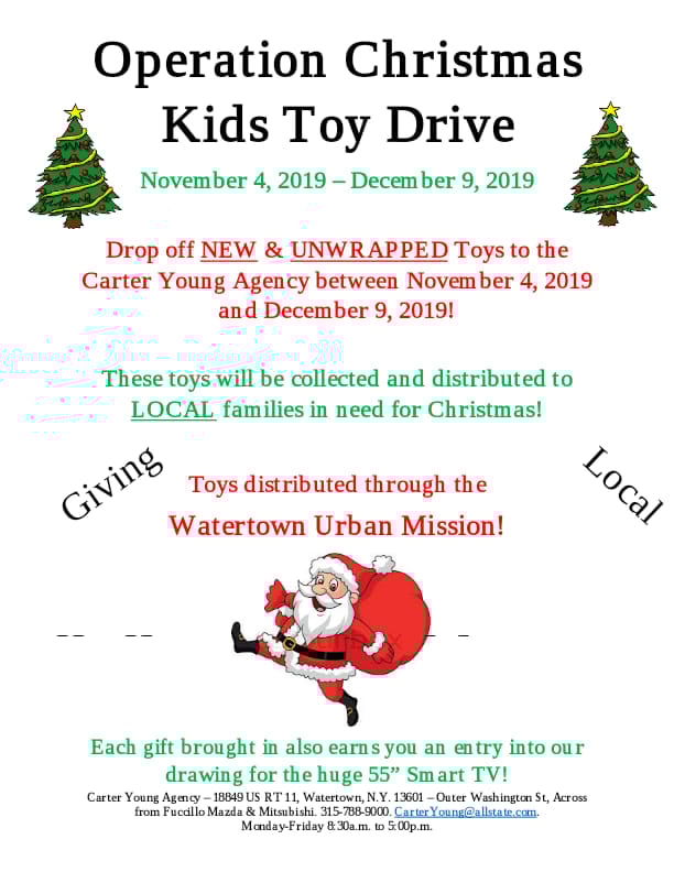 We love to give back here at our agency!
