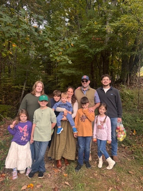 Family at Apple Orchard
