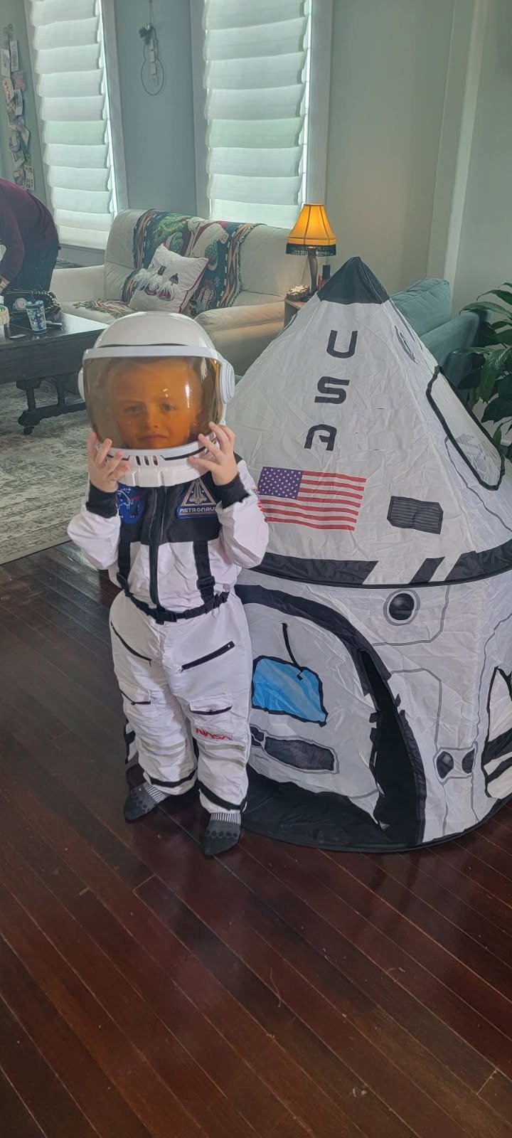 We have a future Astronaut in our family. We are so proud of our grandson.