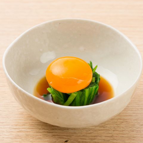 にら玉のお浸し
