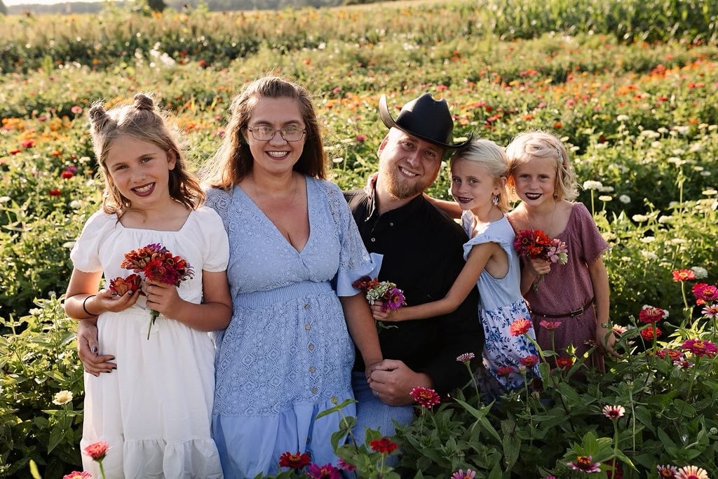 My Daughter Katelyn with Husband Will and three Kids Evelyn, Elizabeth, Everest