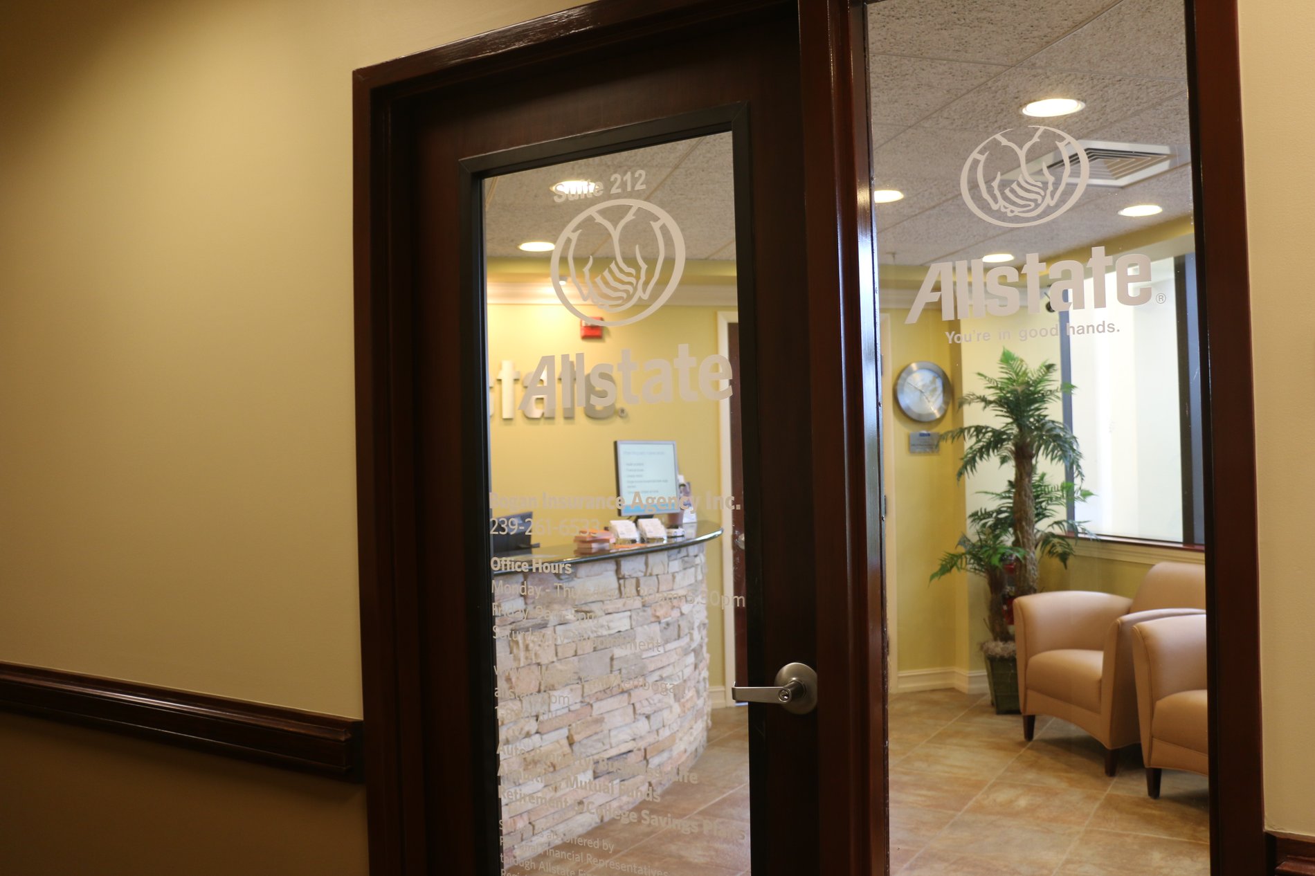 We are located on the 2nd floor. When you exit the elevator we are the first door on the left.