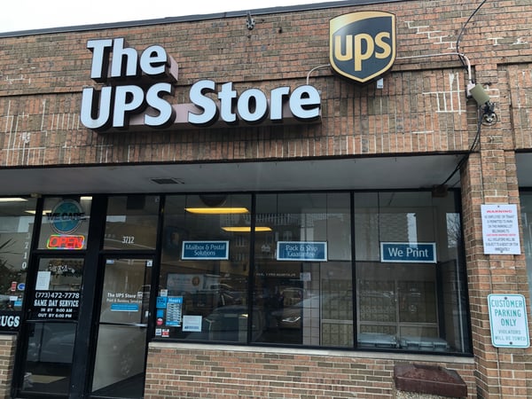 Facade of The UPS Store N Broadway