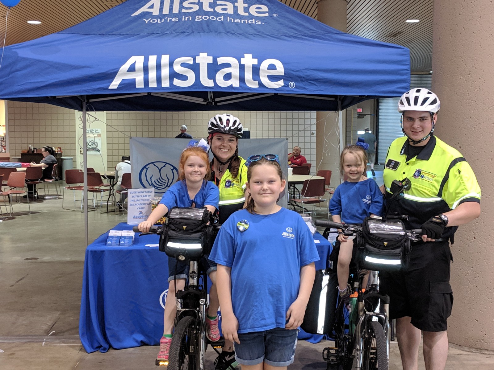 Sedgwick County EMS at our booth for Riverfest!