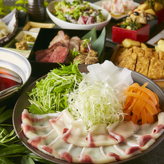 【特選・鮮】鮮魚の5点盛りや寒ブリしゃぶしゃぶなど!【2時間飲み放題付き9品4000円】