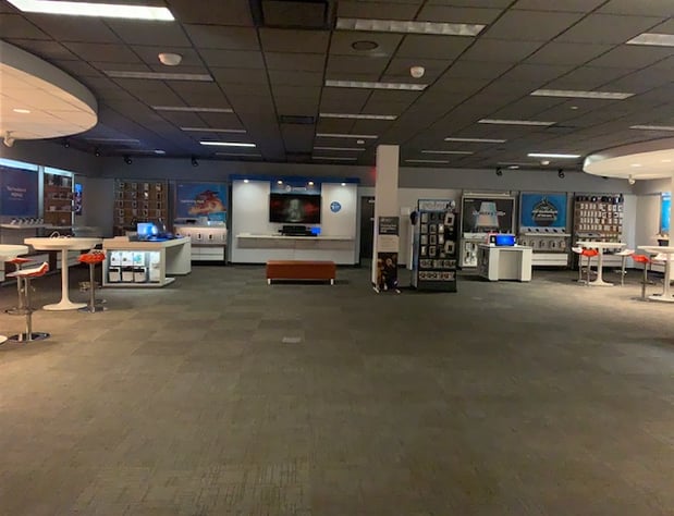 As you walk in