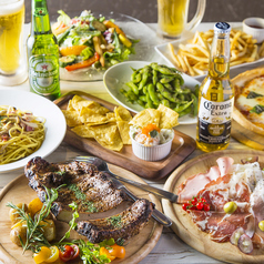 ◆オリオンビール&スーパードライ付き「ビアガーデン」コース【2時間飲み放題付8品3500円】