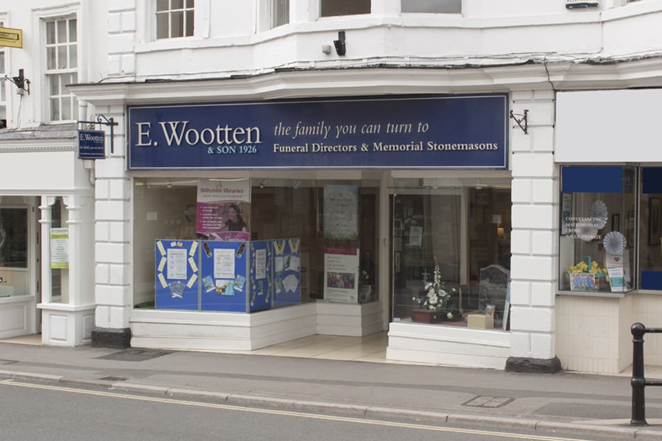 E Wootten & Son Funeral Directors in Chippenham, Wiltshire.