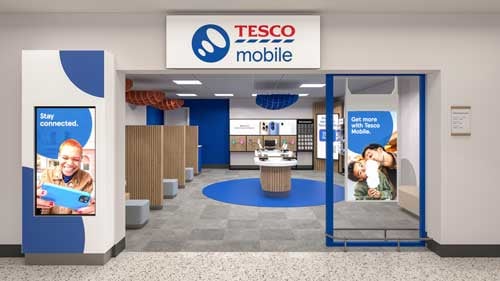 Tesco Mobile Store Front