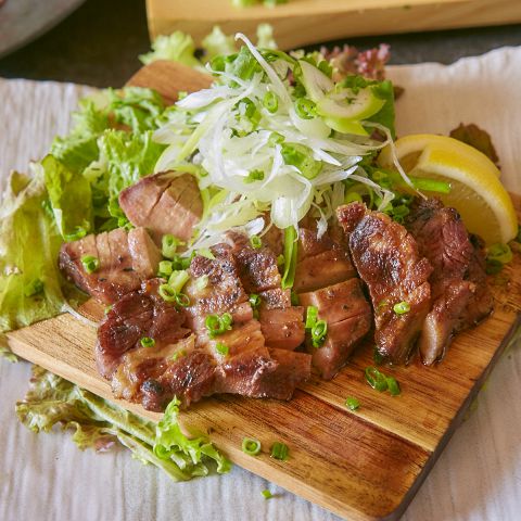 牛タンの炙り焼き