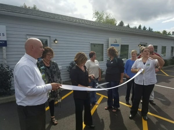 Ribbon Cutting at my new office in New Richmond, WI!