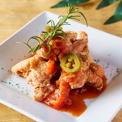 特製から揚げ・トマトサルサ