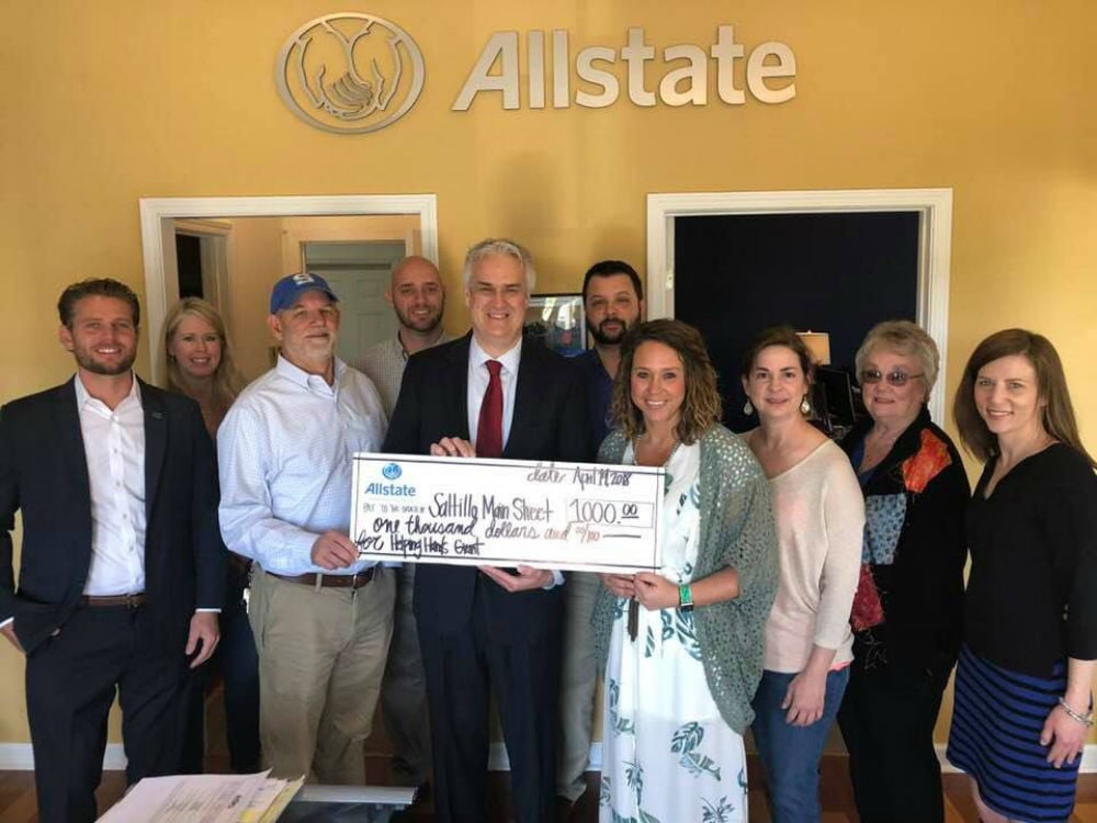 A proud moment for us! We awarded The City of Saltillo a $1000 grant for the Recycle program!