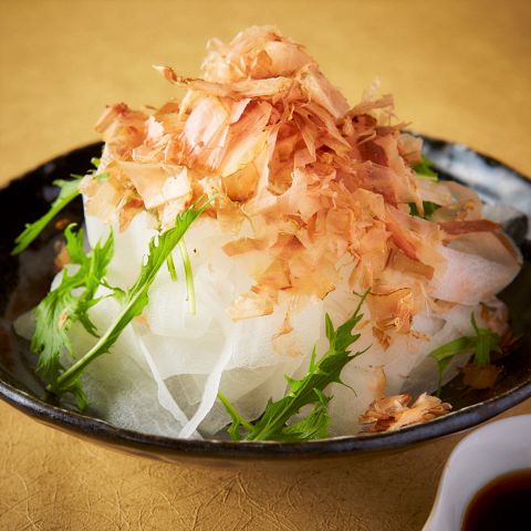 水菜と大根の和風サラダ