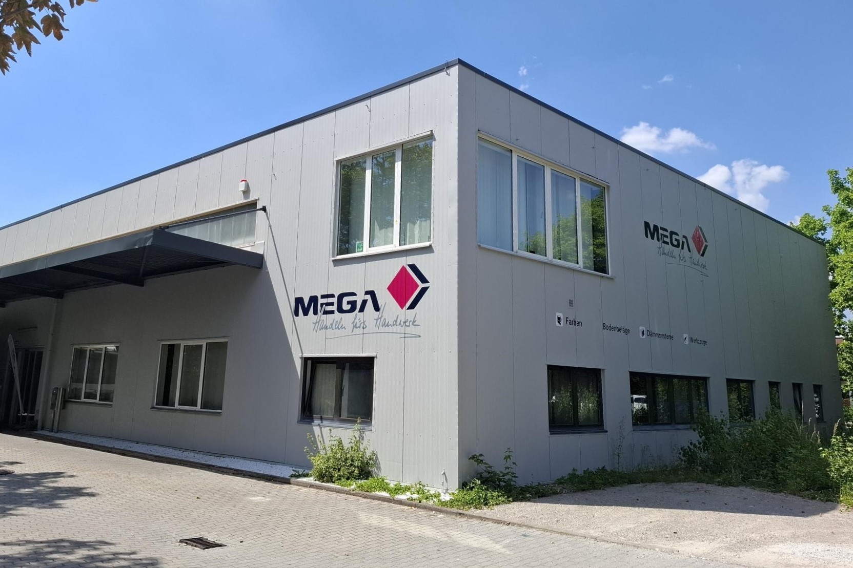 Standortbild MEGA eG Garching, Großhandel für Maler, Bodenleger und Stuckateure