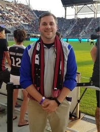 Customer Service Representative Joseph Deavers at DC United Match