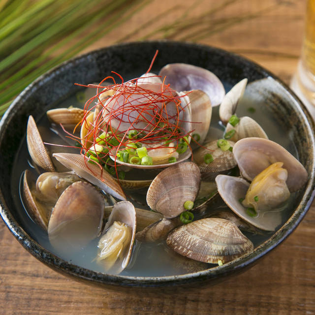蛤と浅利の酒蒸し