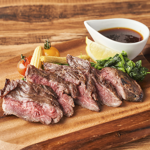 ハラミ肉の炙り
