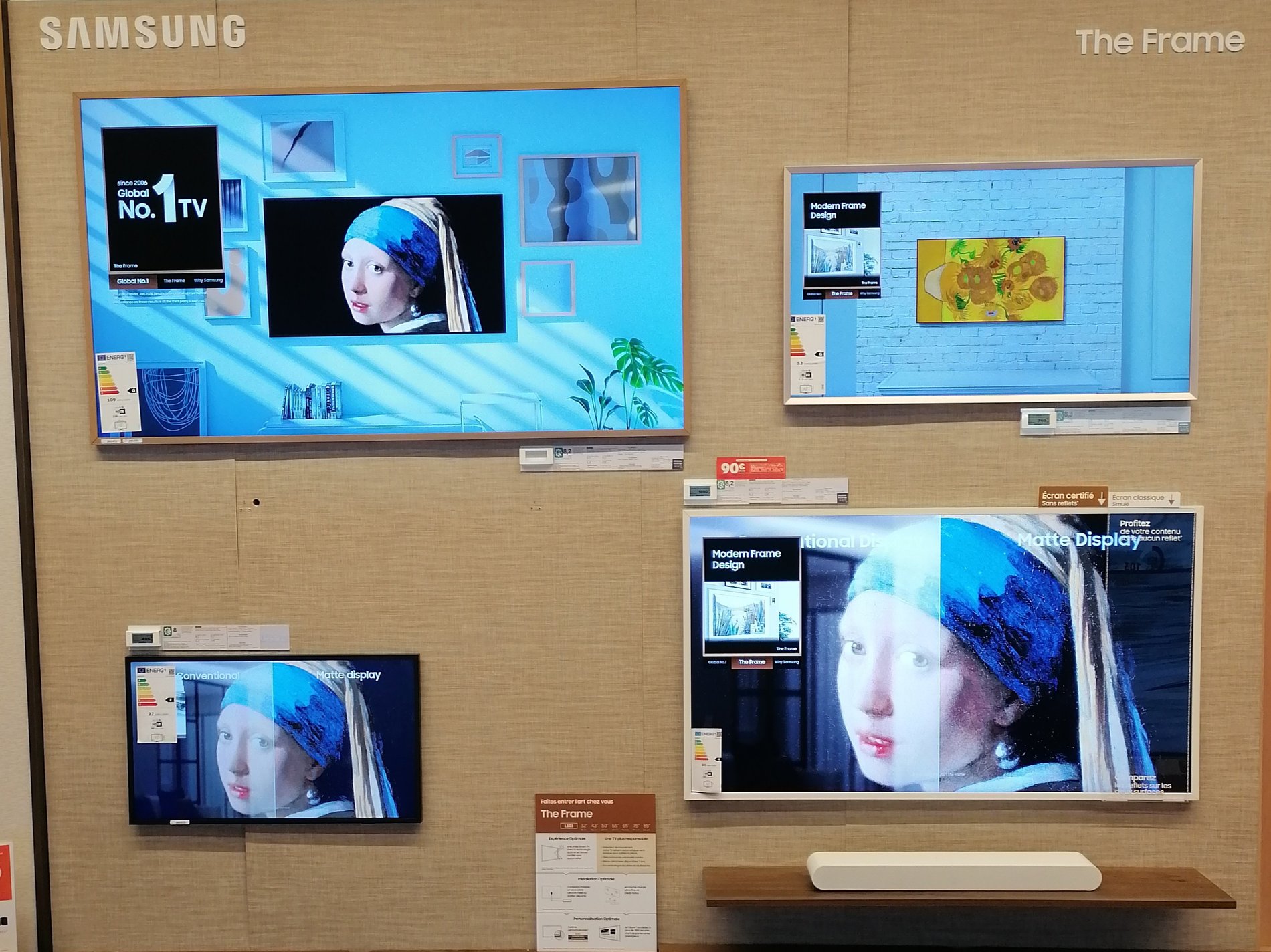 Les TV Qled Samsung The Frame chez Boulanger Troyes - Saint Parres Aux Tertres.