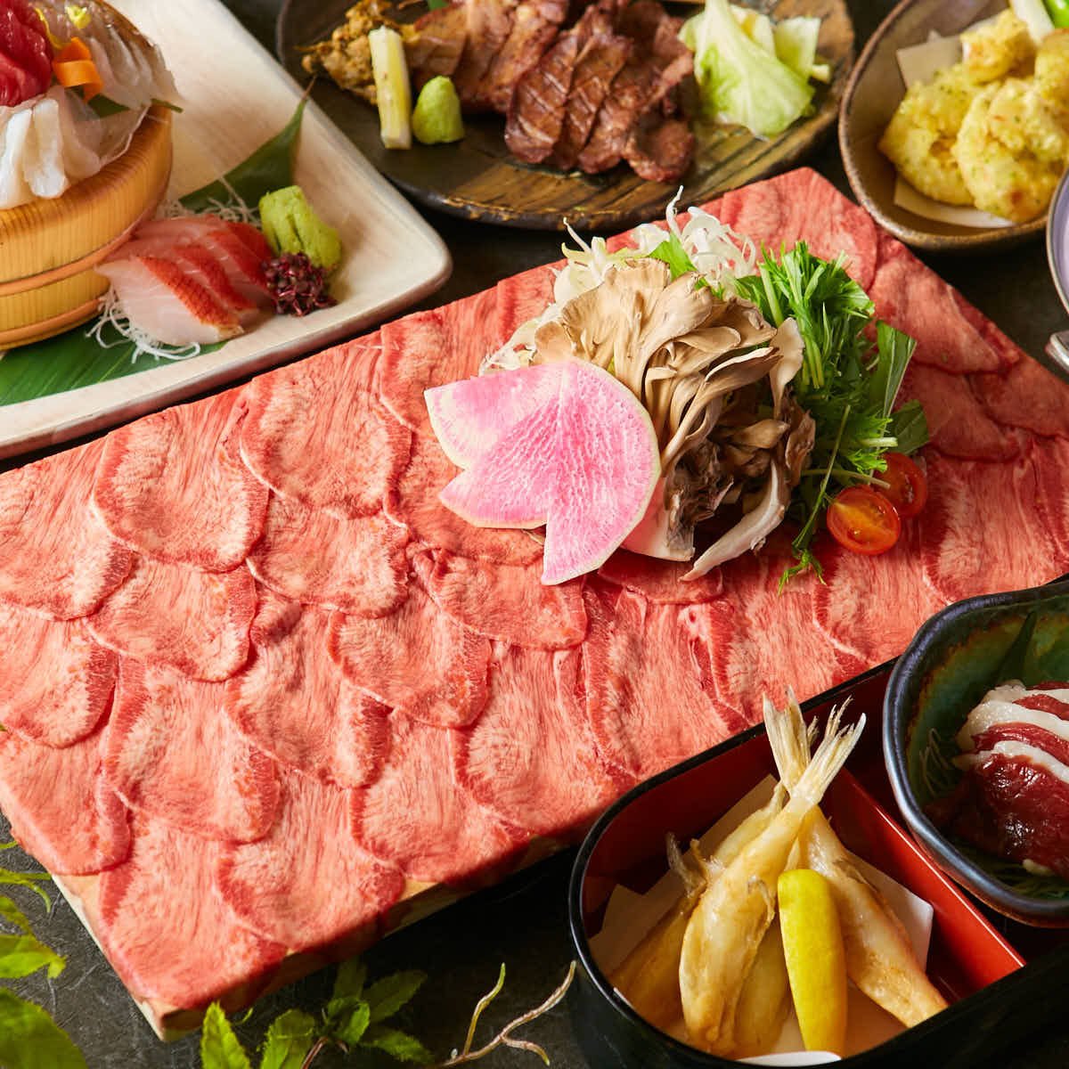 5/14~ 【欅】当店名物牛タンしゃぶしゃぶ付コース 2時間飲み放題付8品4000円