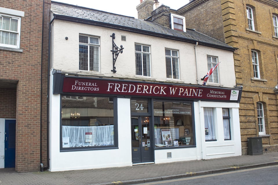 Frederick W Paine Funeral Directors in Kingston
