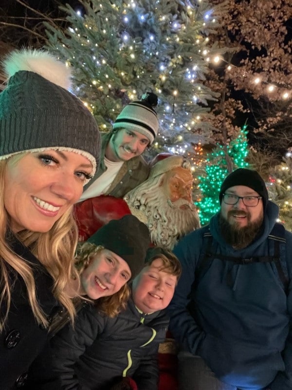 Shook Family in Branson over Christmas